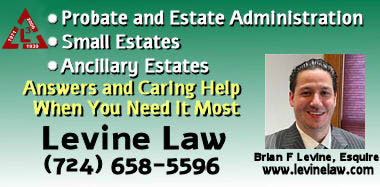 Law Levine, LLC - Estate Attorney in McKeesport PA for Probate and Estate Administration including small estates and ancillary estates